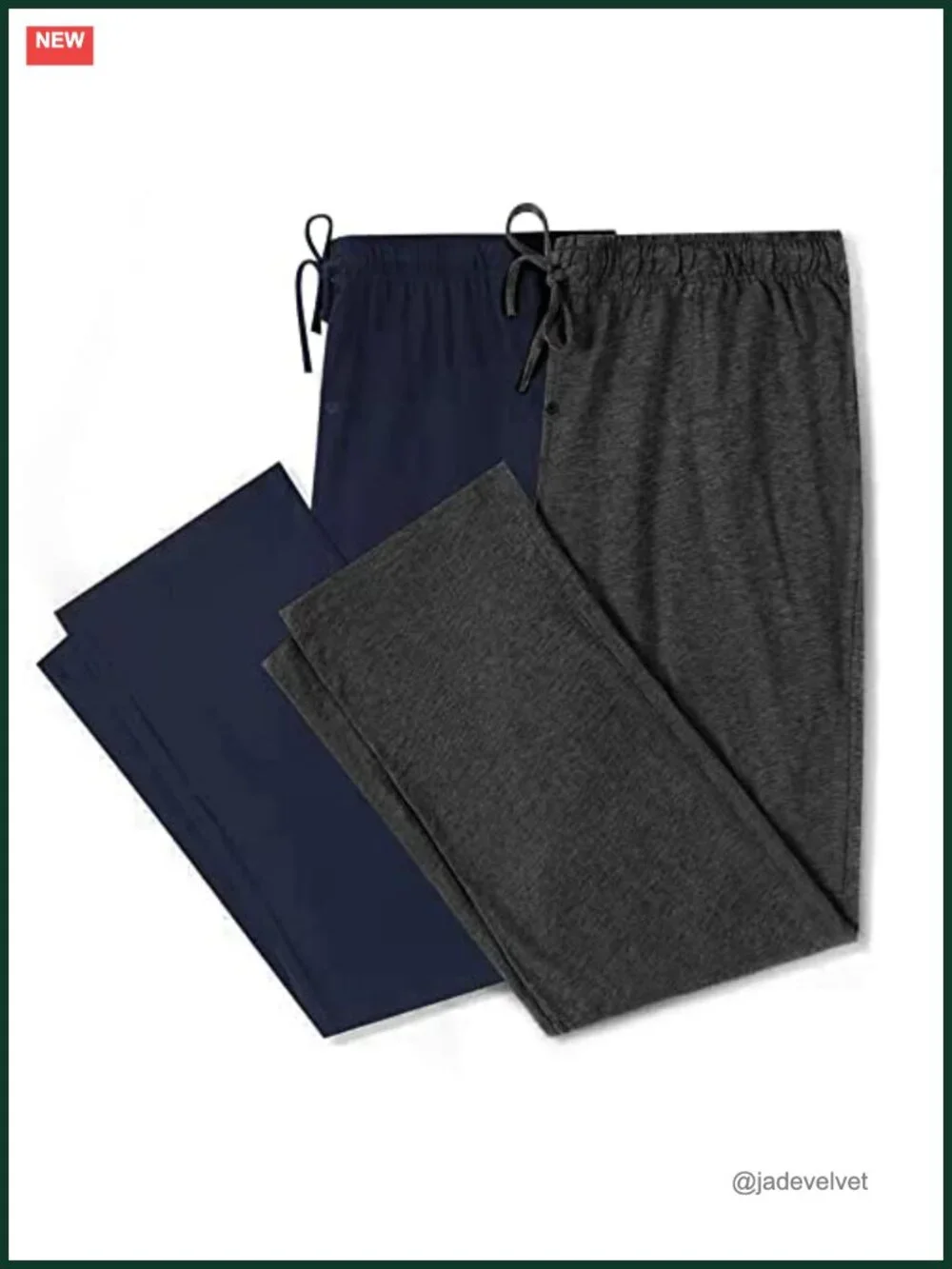 Men's Soft Cotton Pajama Pants with Pockets